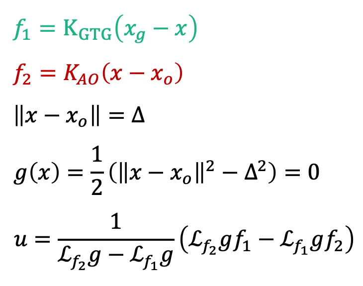 Sliding mode controller math